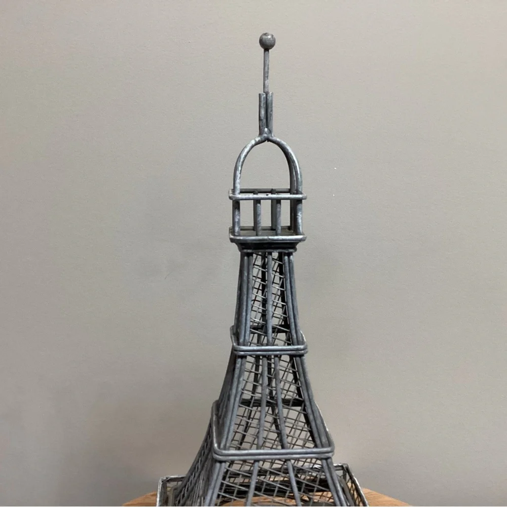 Eiffel Tower - Paris France Votive Tea Light Candle Holder - Metal Crafted Decor - Picture 4 of 10